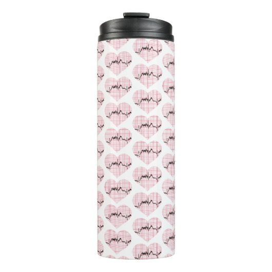 Herzschlag VII Thermosbecher (Vorderseite)