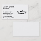 Herzschlag Visitenkarte (Vorne/Hinten)