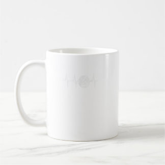 Herzschlag Volleyball für Volleyball-Liebhaber Kaffeetasse