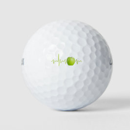 Herzschlagapplikation für gesunde Menschen Golfball