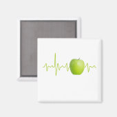 Herzschlagapplikation für gesunde Menschen Magnet (Vorderseite/Rückseite)