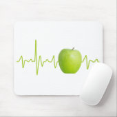 Herzschlagapplikation für gesunde Menschen Mousepad (Mit Mouse)