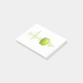 Herzschlagapplikation für gesunde Menschen Post-it Klebezettel (angewinkelt)