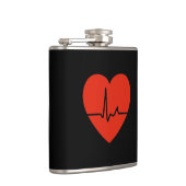 Herzschläge Flachmann (Rechts)