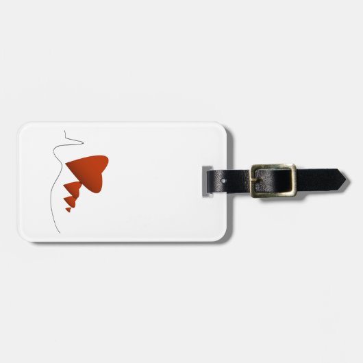 Herzschläge Gepäckanhänger (Vorderseite horizontal)