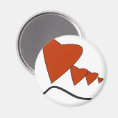 Herzschläge Magnet (Vorderseite/Rückseite)