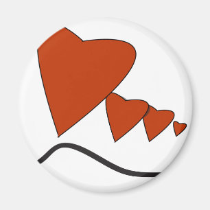 Herzschläge Magnet