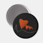 Herzschläge Magnet (Vorderseite/Rückseite)