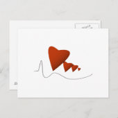 Herzschläge Postkarte (Vorne/Hinten)