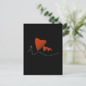 Herzschläge Postkarte (Stehend Vorderseite)