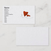 Herzschläge Visitenkarte (Vorne/Hinten)