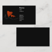 Herzschläge Visitenkarte (Vorne/Hinten)