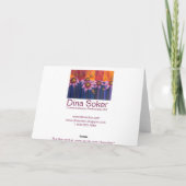 Herzschlagkarte Dankeskarte (Rückseite)