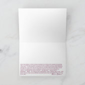 Herzschlagkarte Dankeskarte (Innenseite)