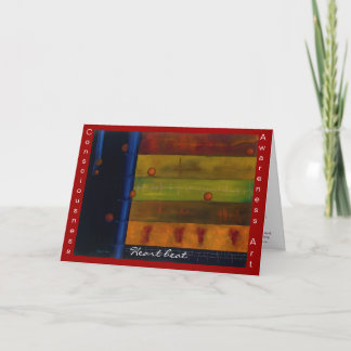 Herzschlagkarte Dankeskarte