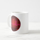 Herzschlagkopie Kaffeetasse (Vorderseite Links)