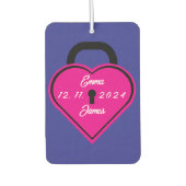 Herzschloss Autolufterfrischer (Vorderseite)