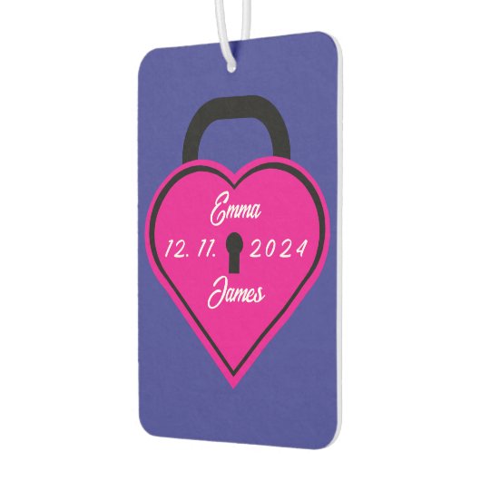 Herzschloss Autolufterfrischer (Links)