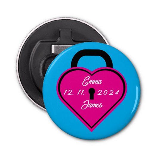 Herzschloss Flaschenöffner (Vorderseite)