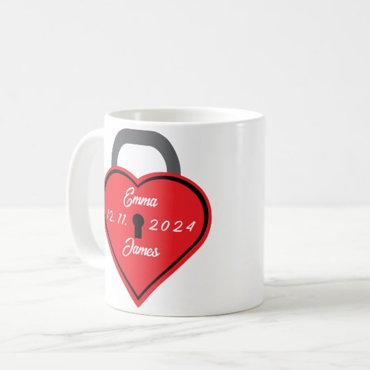 Herzschloss Kaffeetasse (Vorderseite Links)
