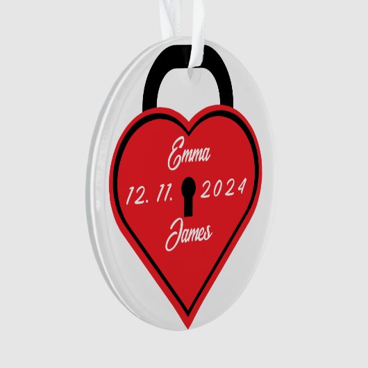 Herzschloss Ornament (Vorderseite)