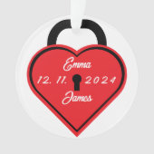 Herzschloss Ornament (Vorderseite)