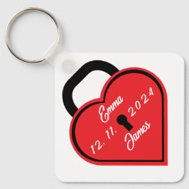 Herzschloss Schlüsselanhänger