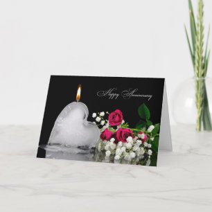 Herzschmelzen für das Jubiläum Karte