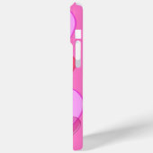 Herzschnupfen Valentine Hintergrund rosa Case-Mate iPhone Hülle (Rückseite / Links)