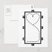 Herzschrittkreis Postkarte (Vorne/Hinten)