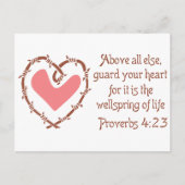 Herzschutz Postkarte (Vorderseite)