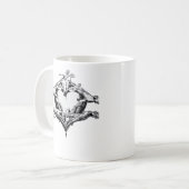 Herzschutz - Skeletthörnchen Kaffeetasse (Vorderseite Links)