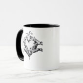 Herzschutz - Skeletthörnchen Tasse (Vorderseite Links)