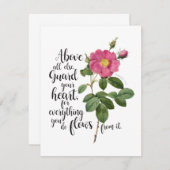 Herzschutz - Vintage Rose, Sprichwörter 4:23 (Vorne/Hinten)