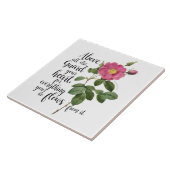 Herzschutz - Vintage Rose, Sprichwörter 4:23 Fliese (Seite)