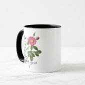 Herzschutz - Vintage Rose, Sprichwörter 4:23 Tasse (Vorderseite Links)