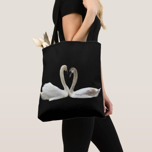 Herzschwämme - schwarze Tasche (Von Nahem)