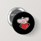Herzschwein Button (Vorne & Hinten)