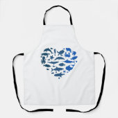 Herzseetiere Schürze (Vorderseite)