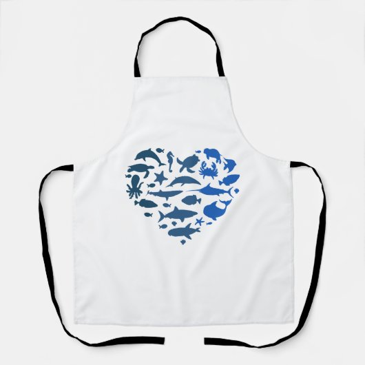 Herzseetiere Schürze (Vorderseite)