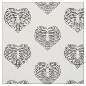 Herzskelett Stoff (Muster)