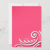 Herzskulptur Valentinstag Einladungen (Rückseite)