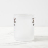 Herzsorgfalt-Krankenschwestercaduceus-mattierte Mattglastasse (Mittel)