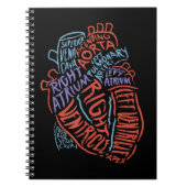 Herzspezialist Anatomie Doktor Medizinische Biolog Notizblock (Vorderseite)