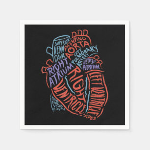 Herzspezialist Anatomie Doktor Medizinische Biolog Serviette