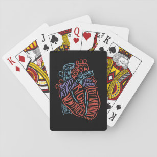 Herzspezialist Anatomie Doktor Medizinische Biolog Spielkarten