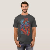 Herzspezialist Anatomie Doktor Medizinische Biolog T-Shirt (Vorne ganz)