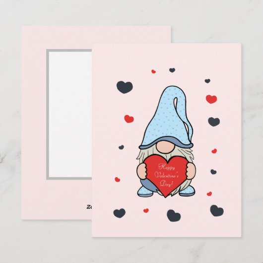 Herzspinnen Feiertagskarte (Vorne/Hinten)