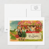 Herzständer Postkarte (Vorne/Hinten)