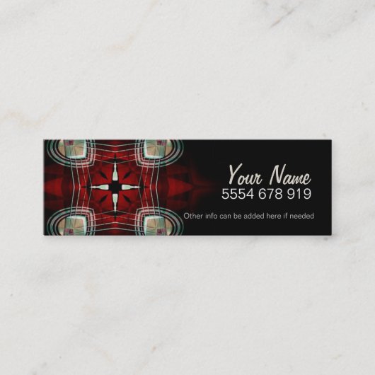 HerzStar-Profil/Visitenkarte Mini Visitenkarte (Vorderseite)